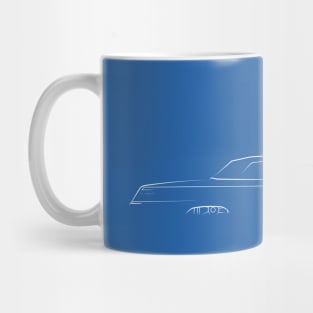 1962 Chevy Impala - Stencil profile, white Mug